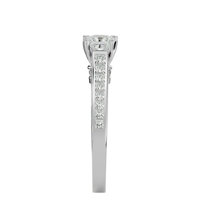 Solitude princess diamond engagement ring