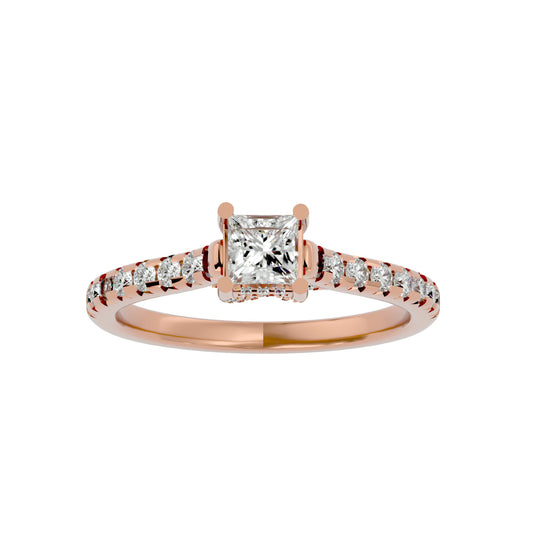 Infinite shine diamond engagement ring