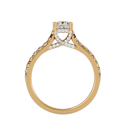Infinite shine diamond engagement ring