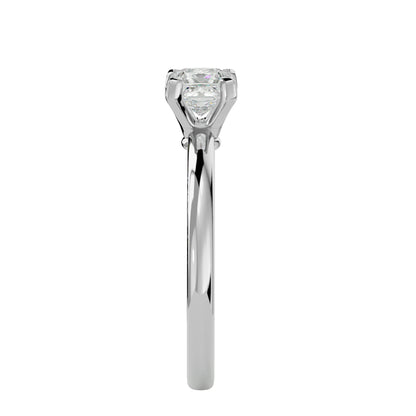 Hester petite diamond engagement ring