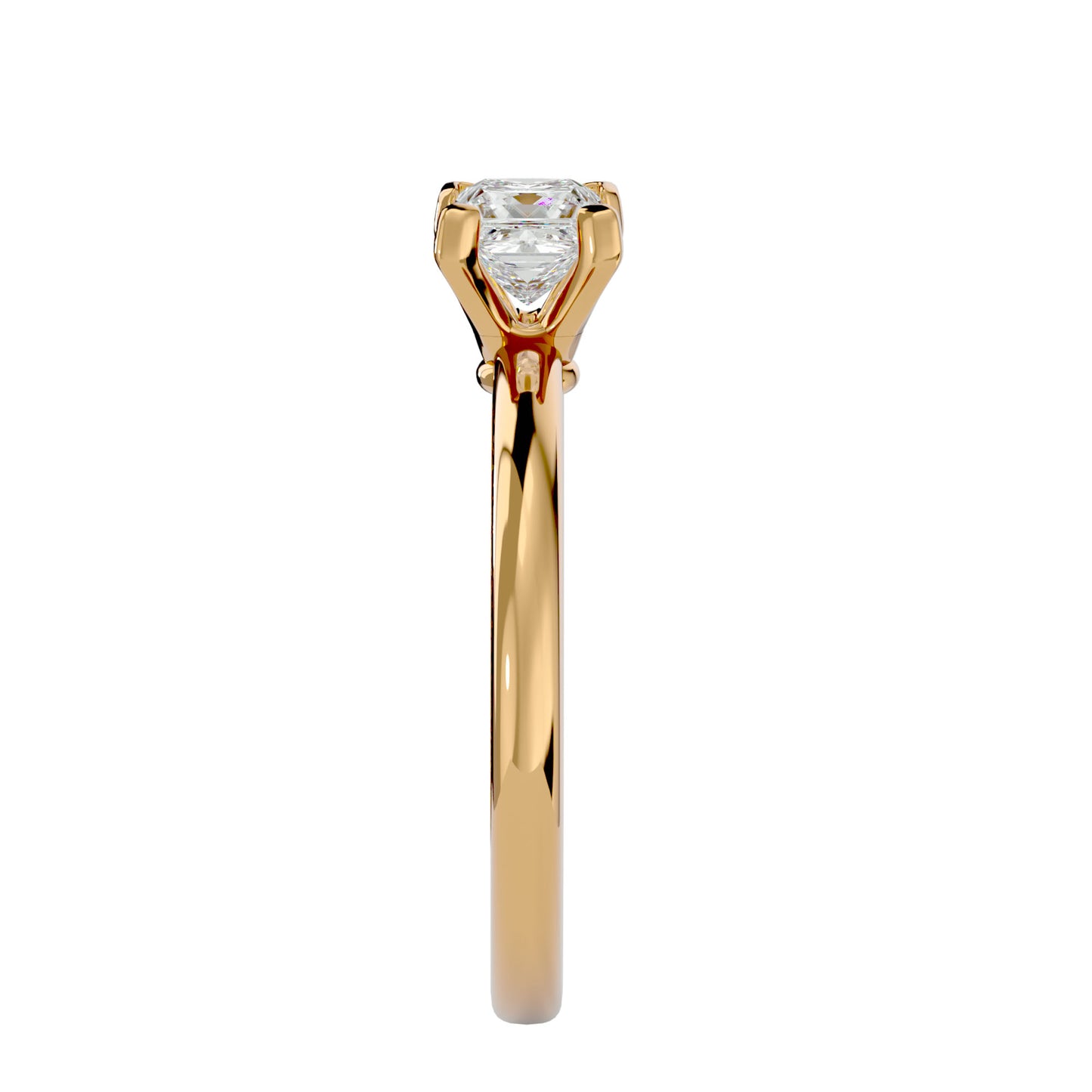 Hester petite diamond engagement ring