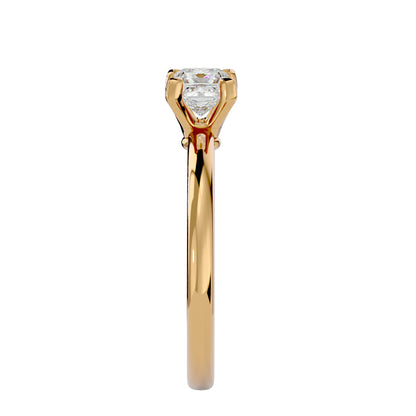 Hester petite diamond engagement ring