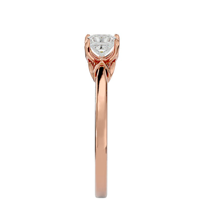 Magnolia Solitaire diamond engagement ring