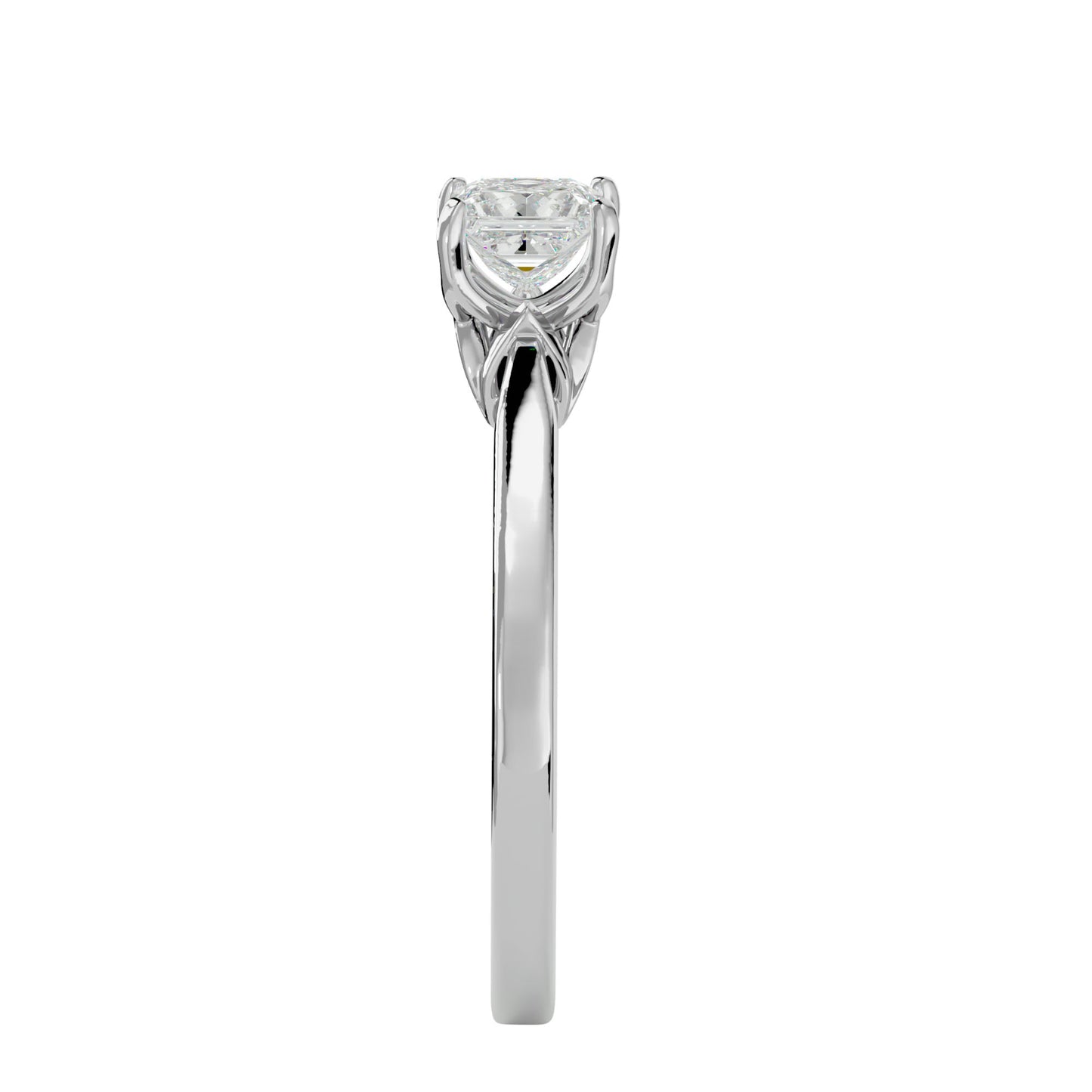 Magnolia Solitaire diamond engagement ring