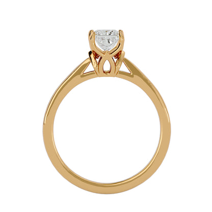 Magnolia Solitaire diamond engagement ring