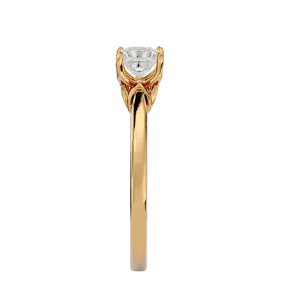 Magnolia Solitaire diamond engagement ring