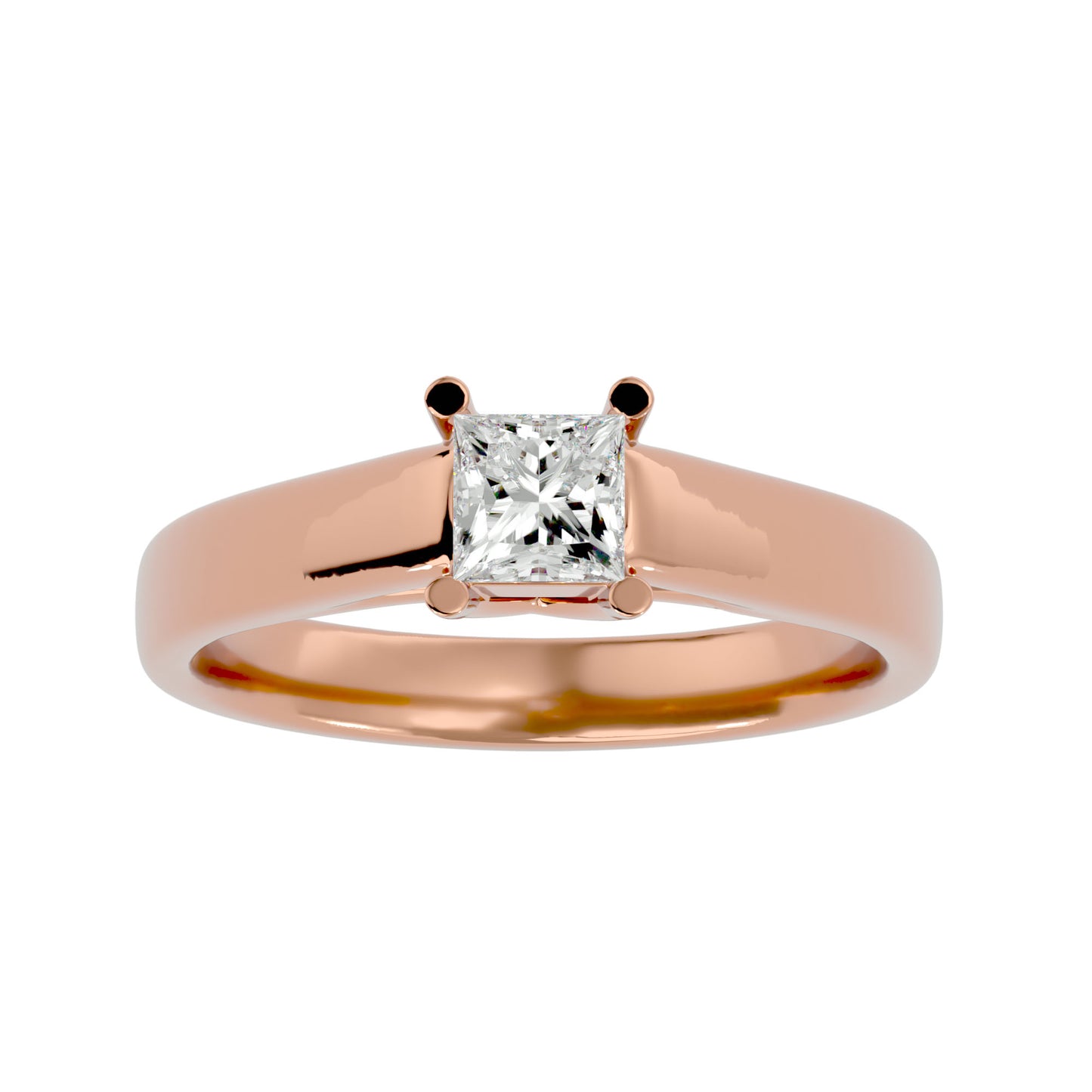 Criss Cross diamond engagement ring