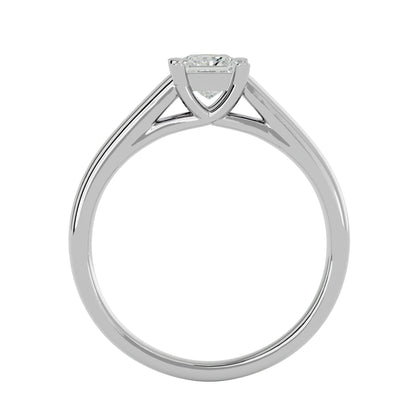 Criss Cross diamond engagement ring