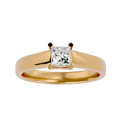 Criss Cross diamond engagement ring