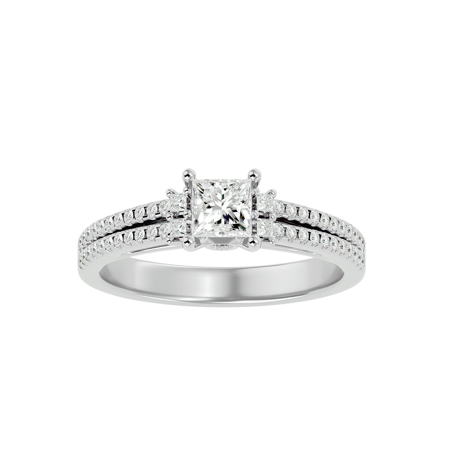 Liora Princess diamond engagement ring
