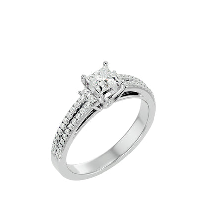 Liora Princess diamond engagement ring