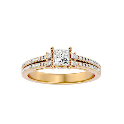 Liora Princess diamond engagement ring