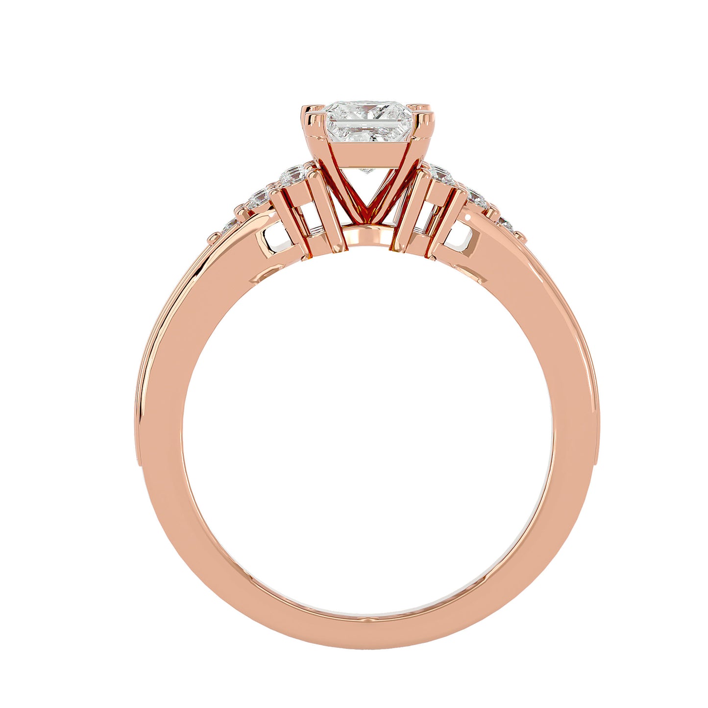 Katia Princess diamond engagement ring