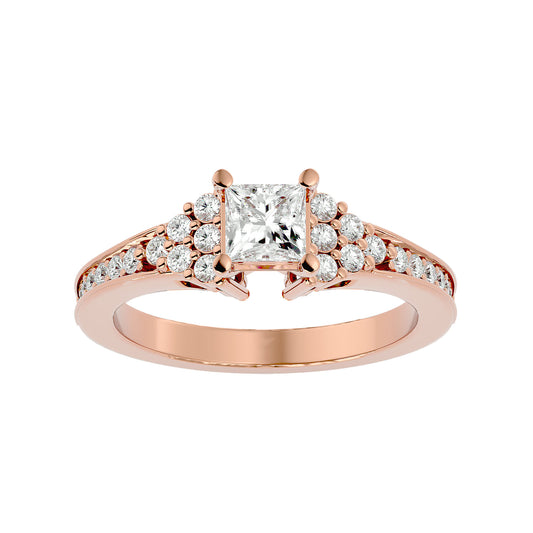 Katia Princess diamond engagement ring