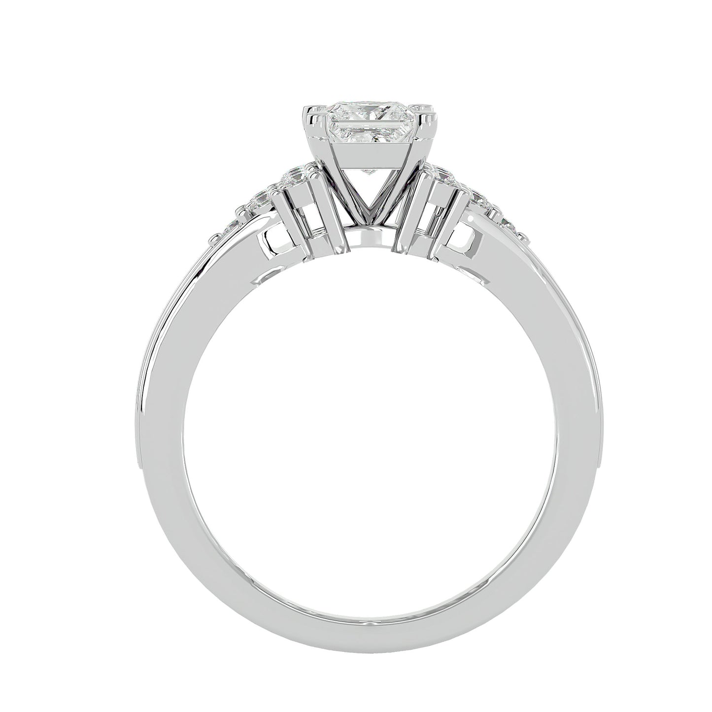 Katia Princess diamond engagement ring