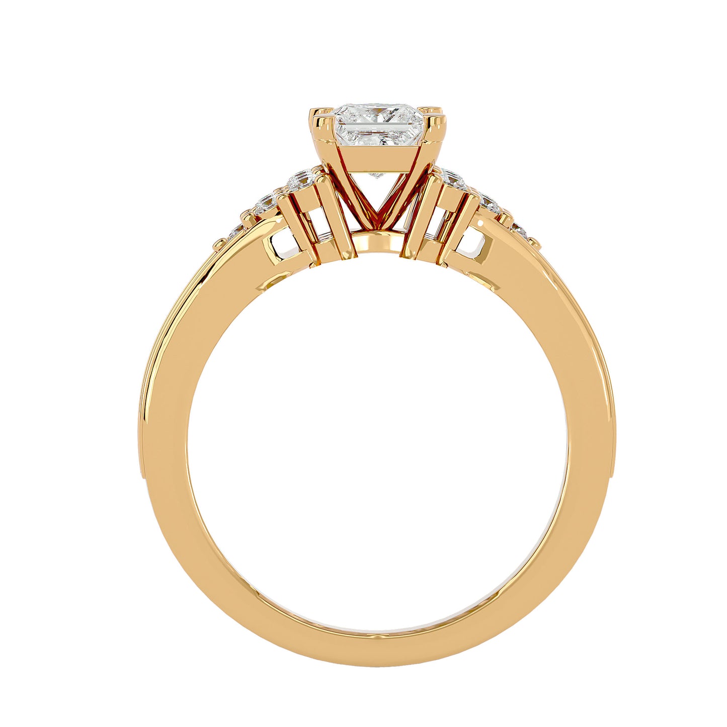 Katia Princess diamond engagement ring
