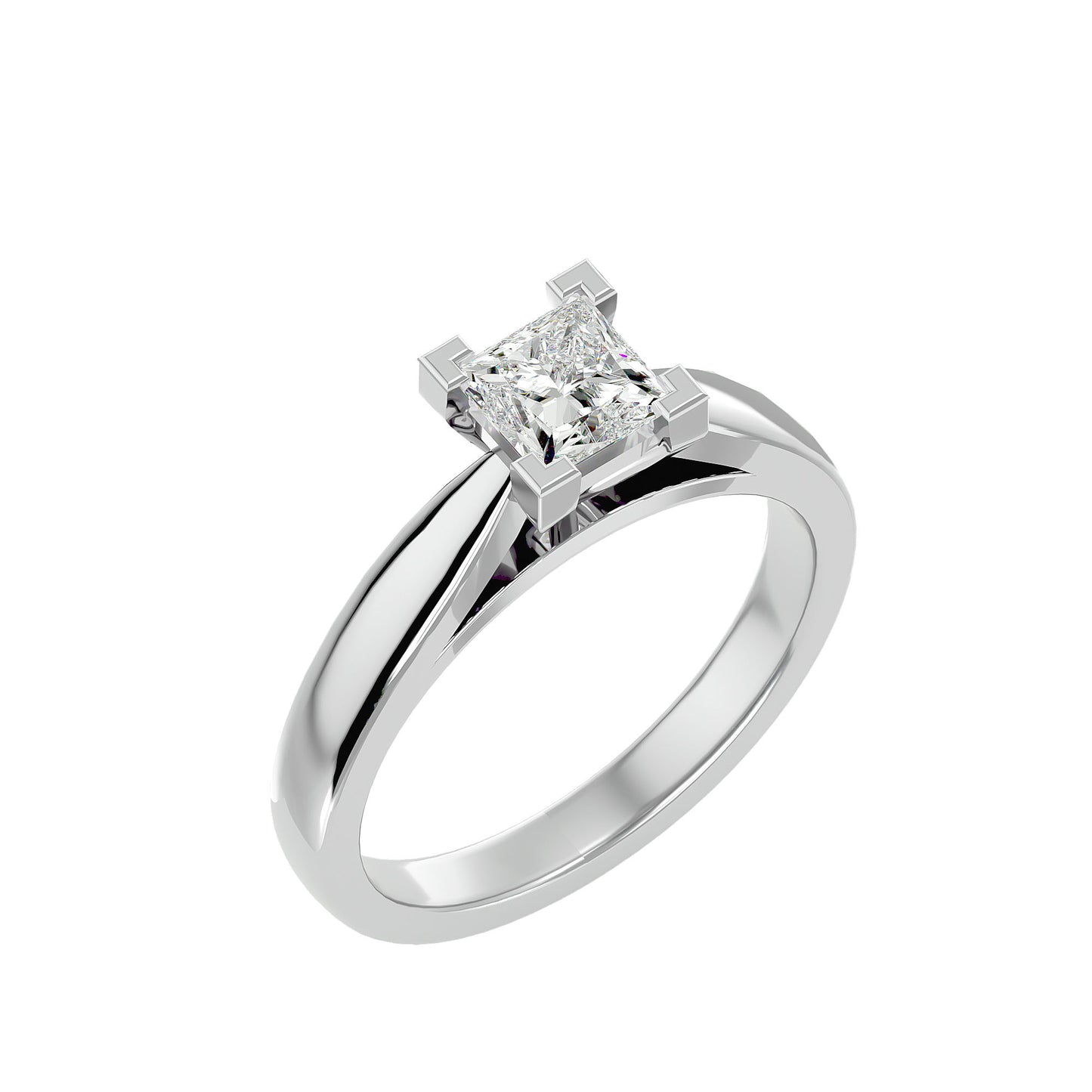 Fiorella Solitaire Diamond Engagement Ring