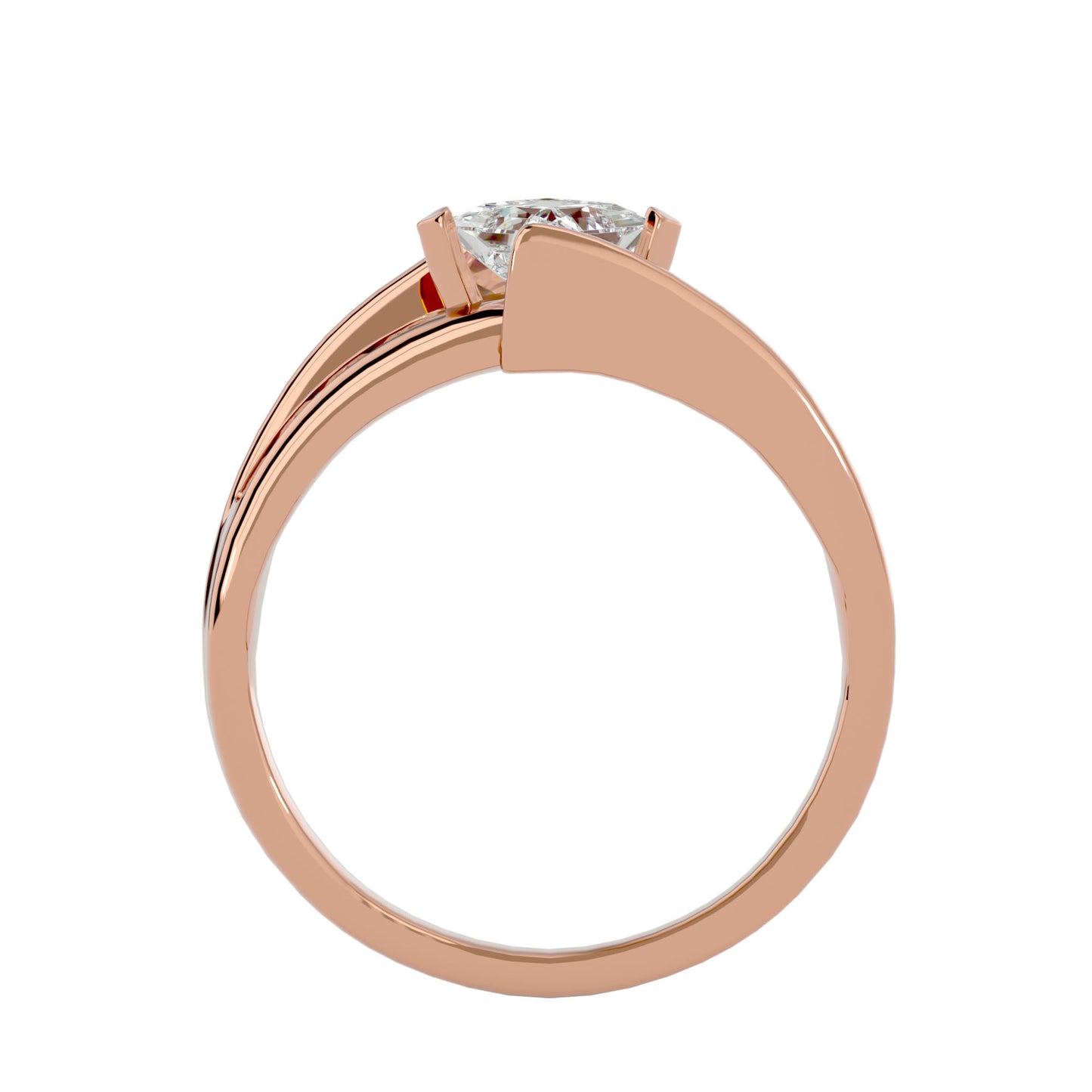 Nadira Bypass Diamond Engagement Ring