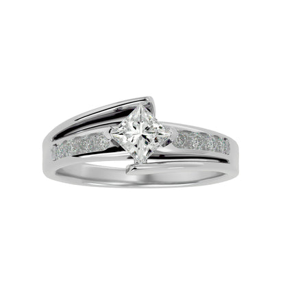 Nadira Bypass Diamond Engagement Ring