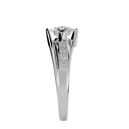 Nadira Bypass Diamond Engagement Ring