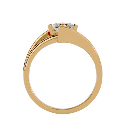 Nadira Bypass Diamond Engagement Ring