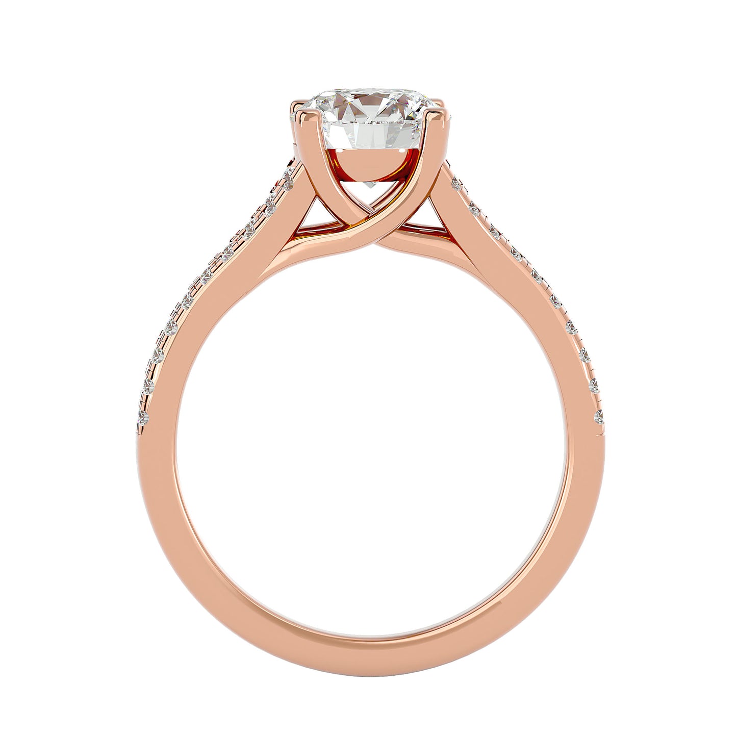 Svetlana Split Shank Diamond Engagement Ring