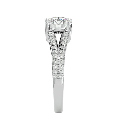 Svetlana Split Shank Diamond Engagement Ring