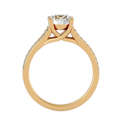 Svetlana Split Shank Diamond Engagement Ring