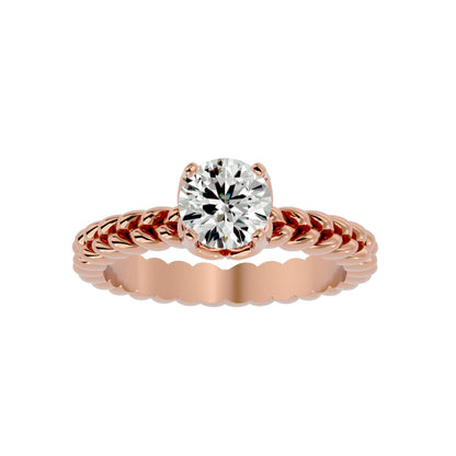 Maëlle Knot Diamond Engagement Ring