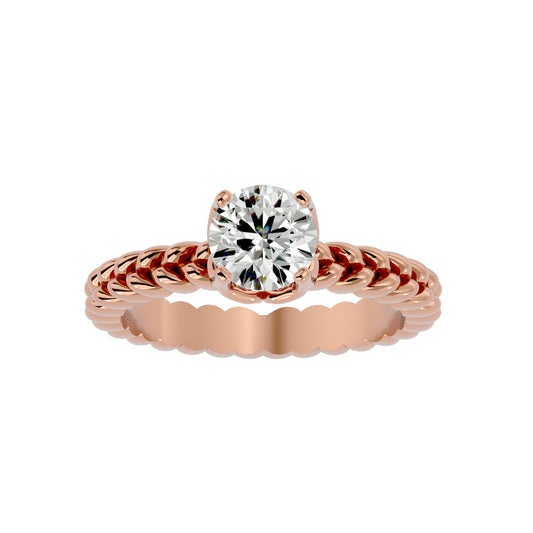 Maëlle Knot Diamond Engagement Ring