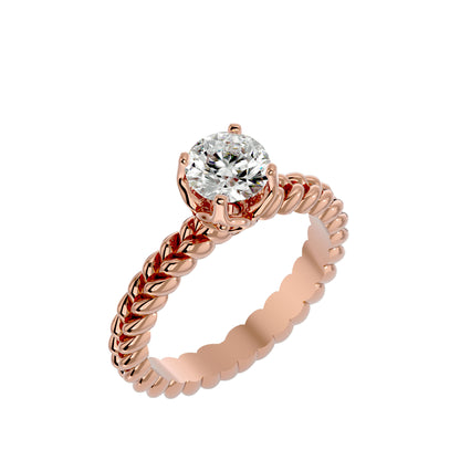 Maëlle Knot Diamond Engagement Ring
