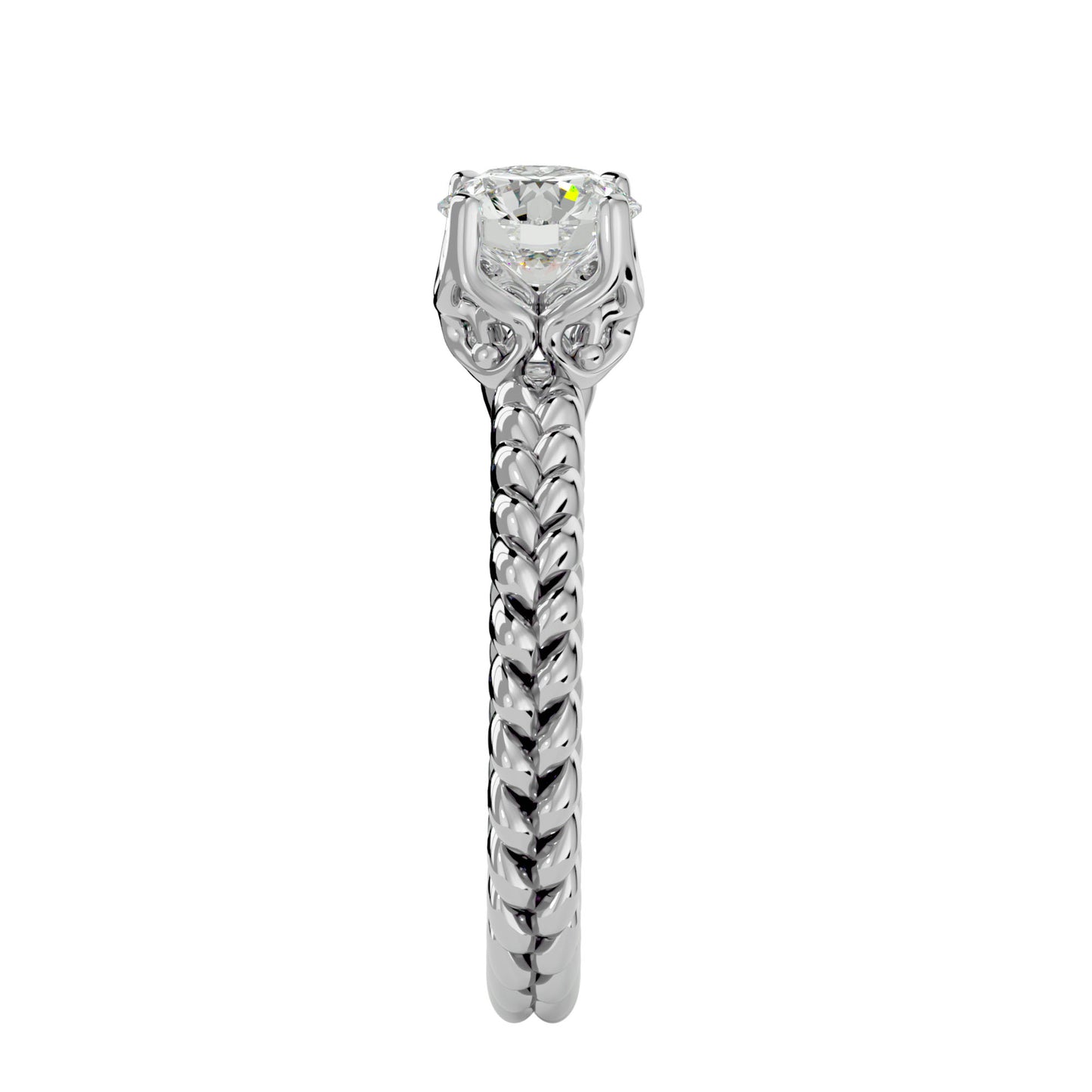 Maëlle Knot Diamond Engagement Ring