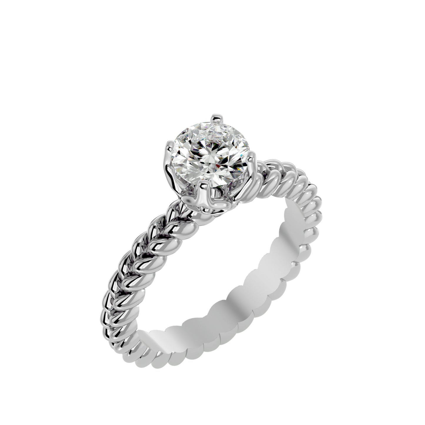 Maëlle Knot Diamond Engagement Ring
