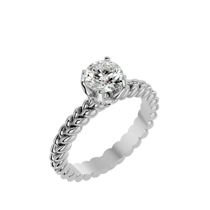 Maëlle Knot Diamond Engagement Ring