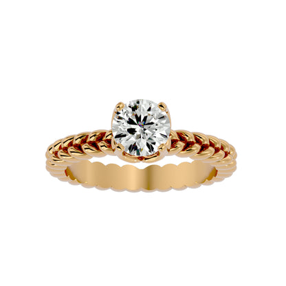 Maëlle Knot Diamond Engagement Ring