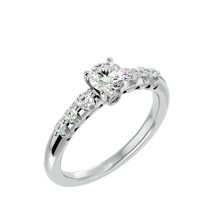 Marigold diamond engagement ring