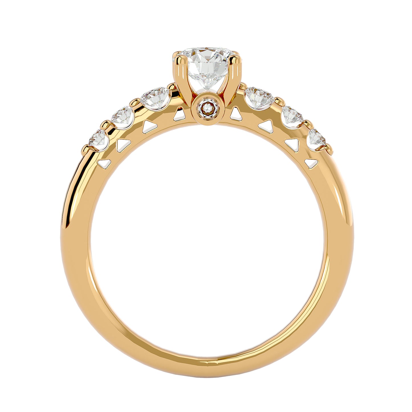 Marigold diamond engagement ring