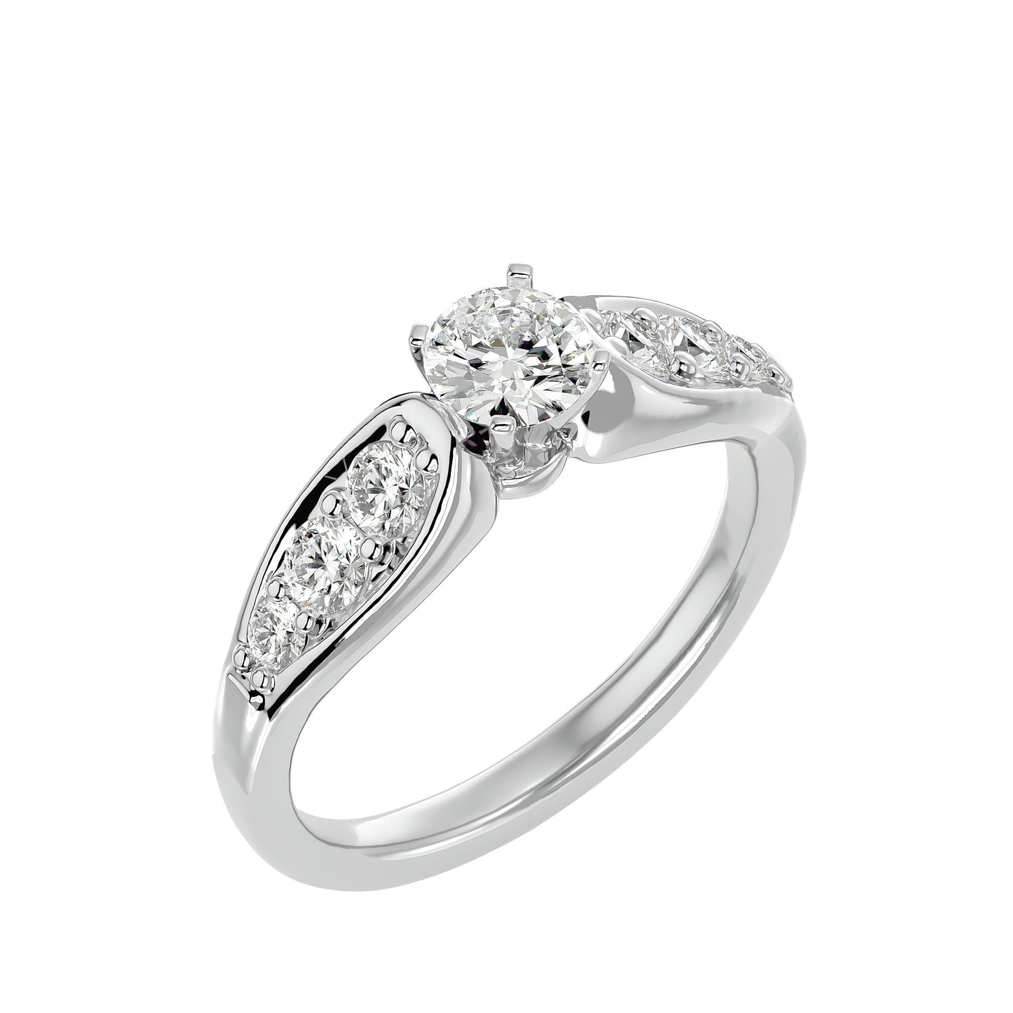 Lily diamond engagement ring