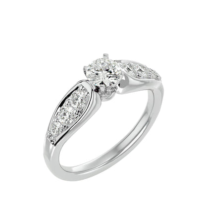 Lily diamond engagement ring