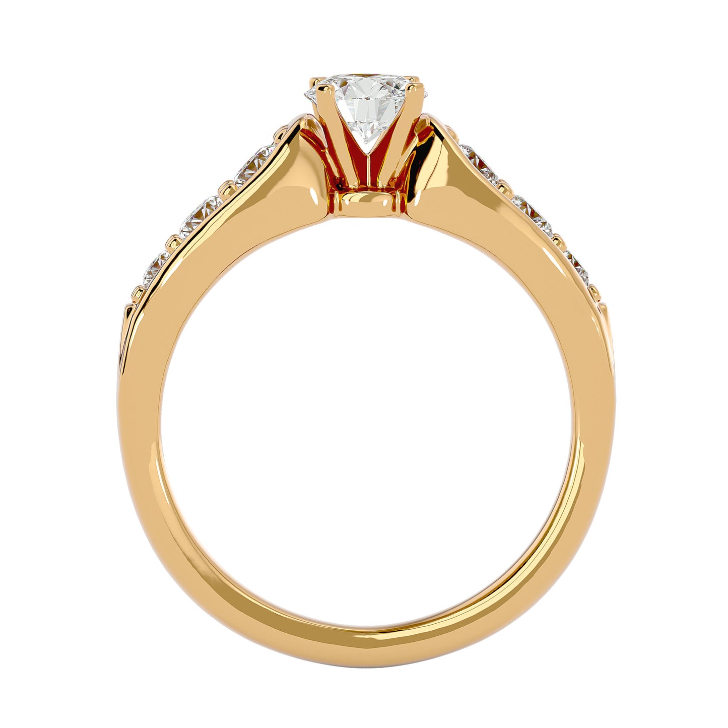 Lily diamond engagement ring