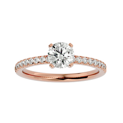 Iris diamond engagement ring