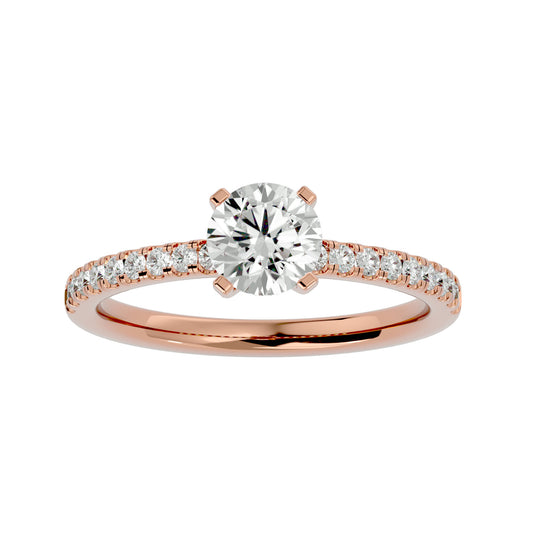 Iris diamond engagement ring