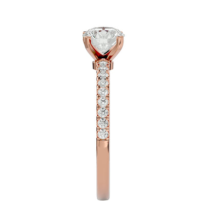 Iris diamond engagement ring