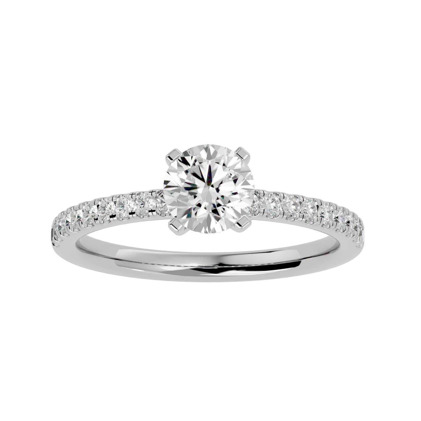 Iris diamond engagement ring