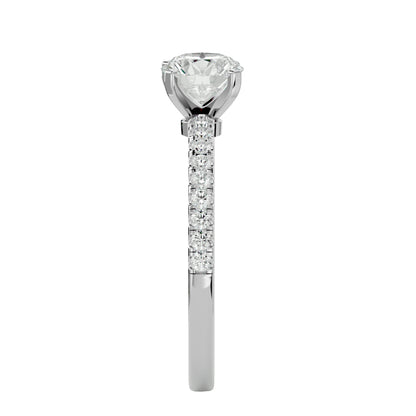 Iris diamond engagement ring