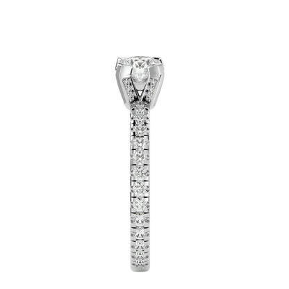 Dahlia diamond engagement ring