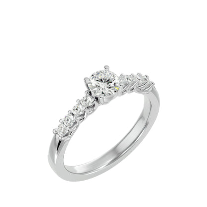 Jasmine diamond engagement ring