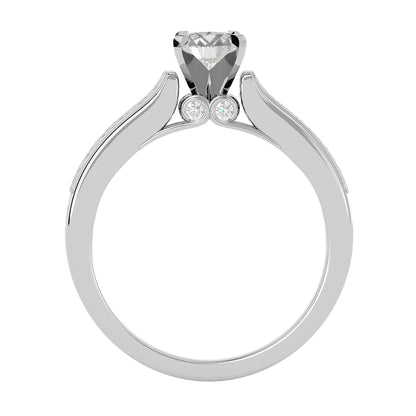 Gardenia princess diamond engagement ring