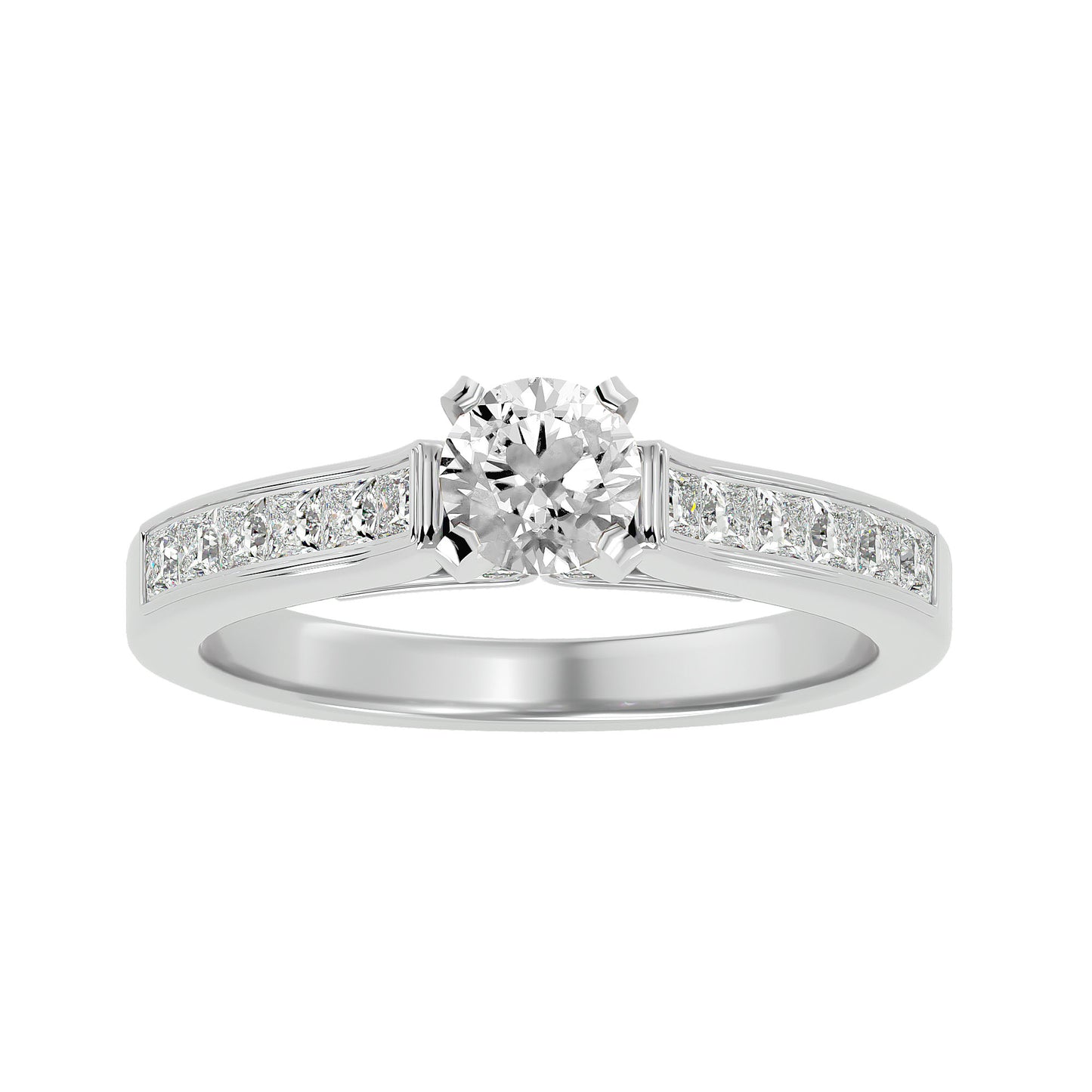 Gardenia princess diamond engagement ring