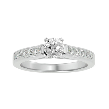 Gardenia princess diamond engagement ring